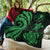 Yap Micronesian Premium Quilt - Green Tentacle Turtle - Polynesian Pride