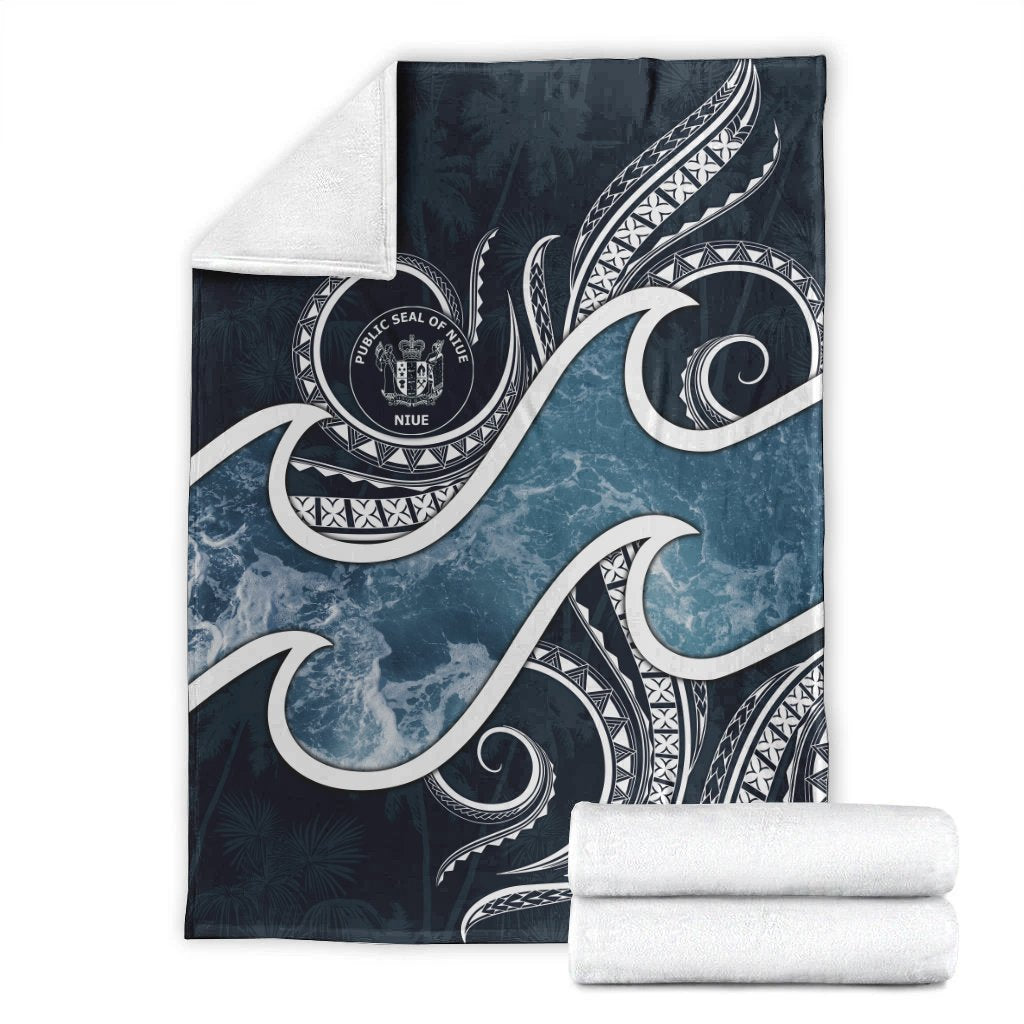 Niue Polynesian Premium Blanket - Ocean Style - Polynesian Pride