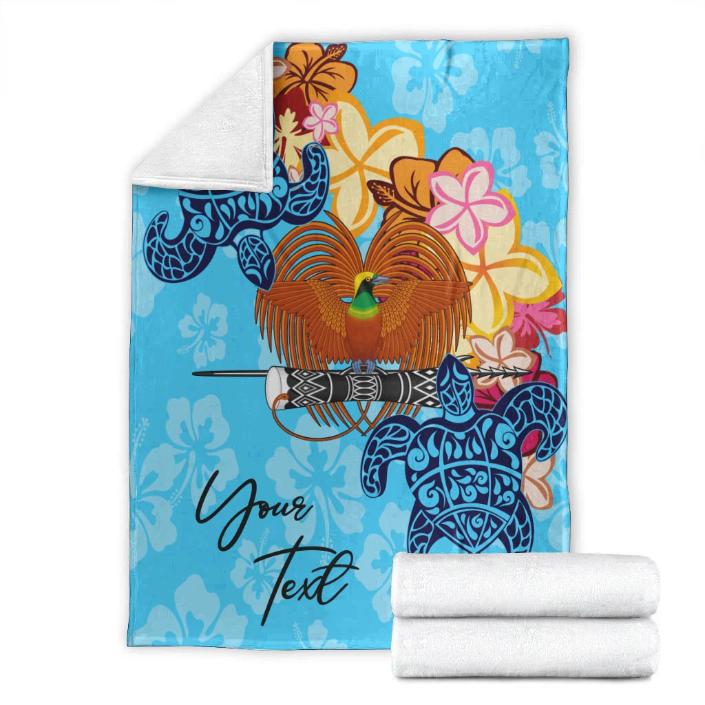 Papua New Guinea Custom Personalised Premium Blanket - Tropical Style - Polynesian Pride