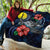 New Caledonia Polynesian Premium Quilt - Blue Turtle Hibiscus - Polynesian Pride