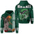 Polynesian Warrior Helmet Football Kanaka Kakau Hawaii Hoodie Green Unisex Green - Polynesian Pride