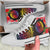 Tahiti High Top Shoes - Tropical Hippie Style Unisex White - Polynesian Pride