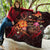 Papua New Guinea Polynesian Personalised Premium Quilt - Legend of Papua New Guinea (Red) - Polynesian Pride