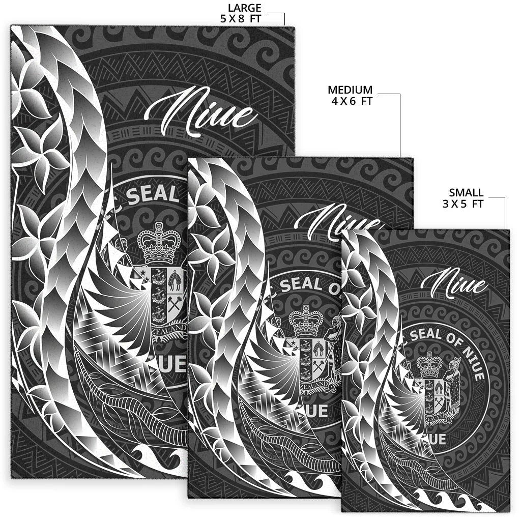 Niue Area Rug - Polynesian Pattern Style - Polynesian Pride