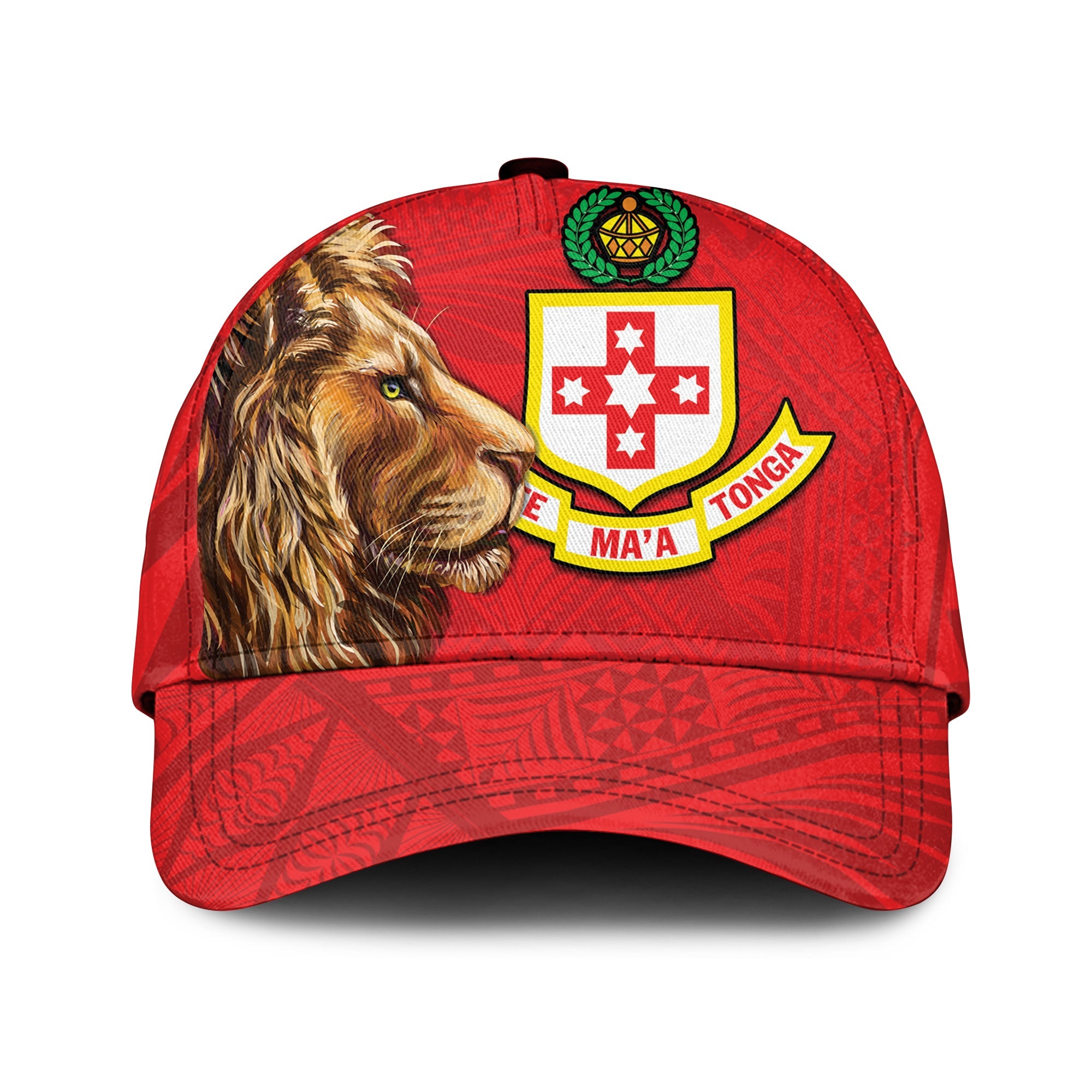 Kolisi Tonga College Atele Classic Cap Home of the Lions LT13 Classic Cap Universal Fit Red - Polynesian Pride