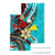 Tokelau Premium Blanket - Tribal Flower With Special Turtles Blue Color - Polynesian Pride