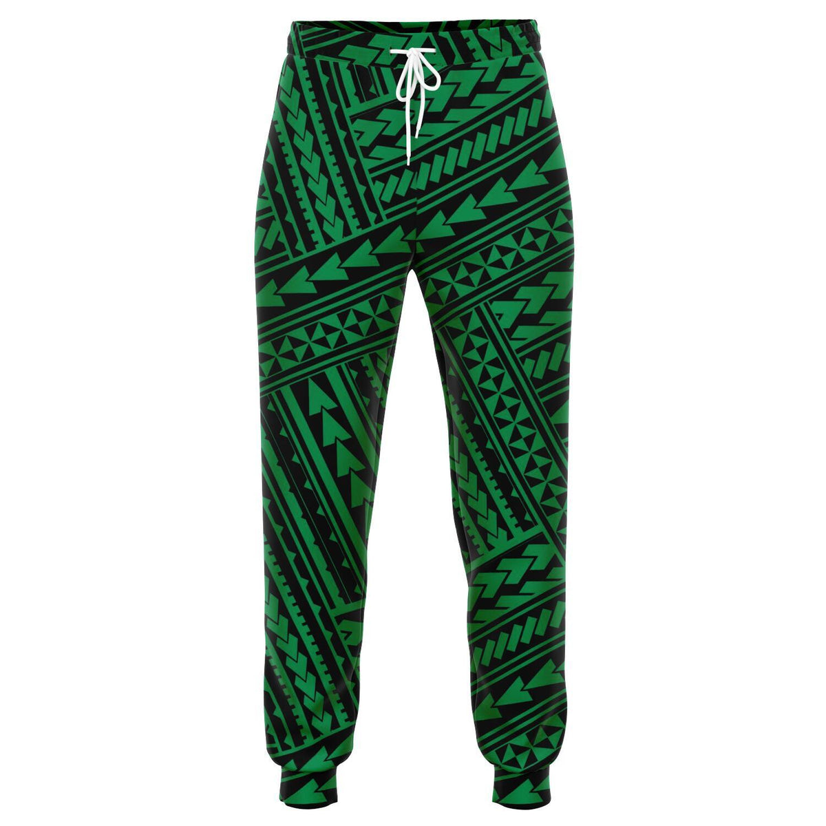 Polynesian Nation Green Joggers Unisex Green - Polynesian Pride