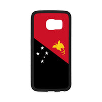 Papua New Guinea Flag Phone Case One Size Samsung Galaxy S6 Edge Red & Black - Polynesian Pride