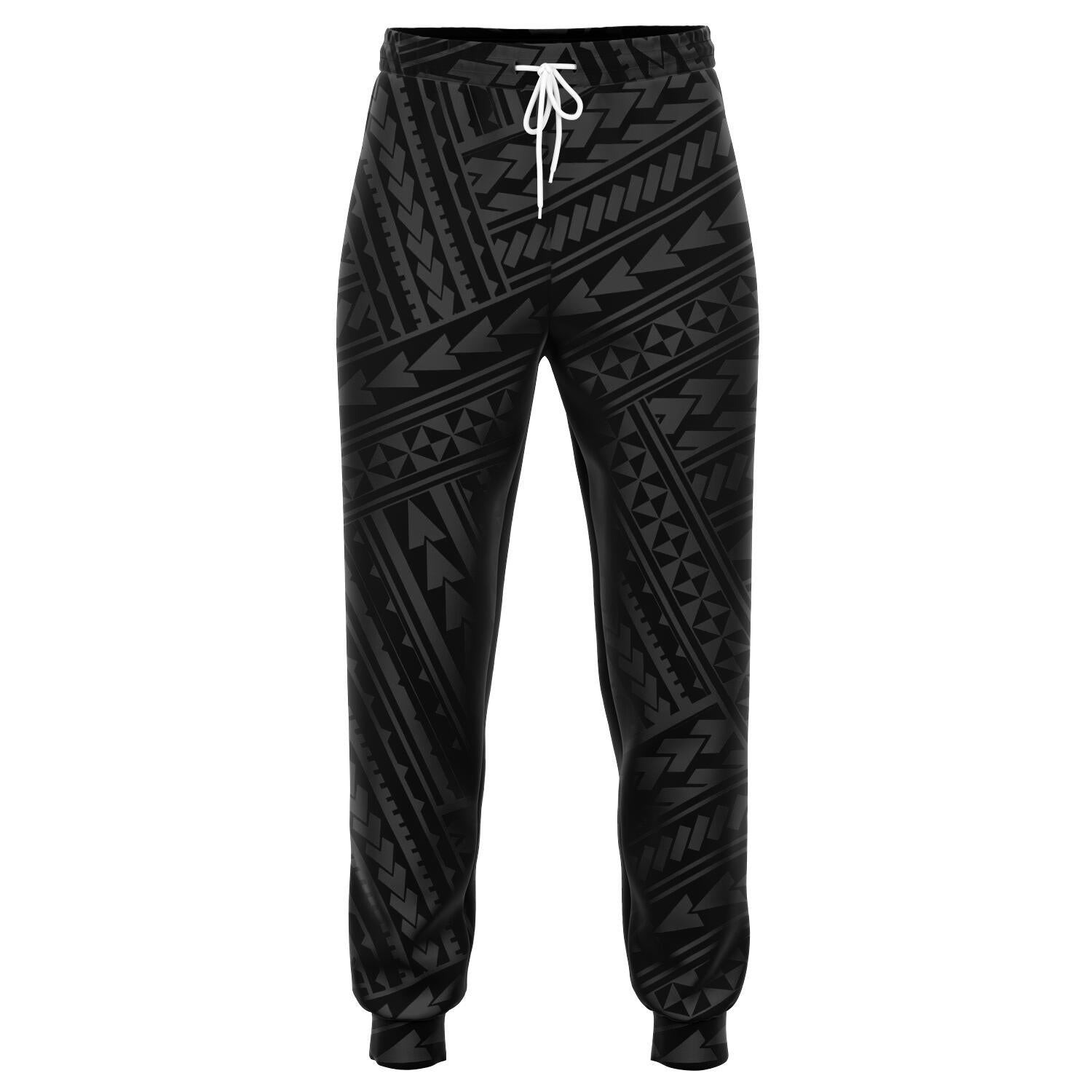 Polynesian Nation Gray Joggers Unisex Gray - Polynesian Pride