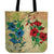 Hibiscus Blue And Red Tote Bag Tote Bag One Size Black - Polynesian Pride