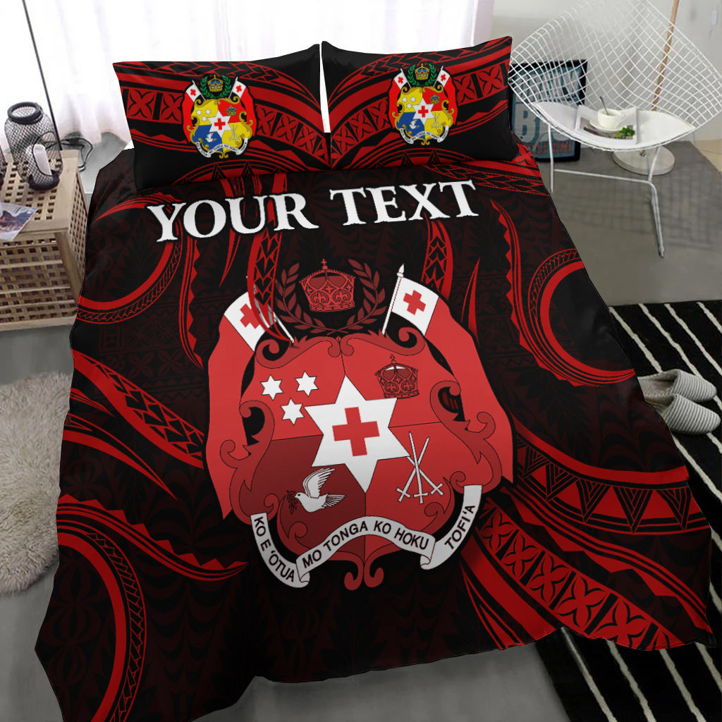 (Custom Personalised) Tonga Pattern Bedding Set Always Proud LT13 - Polynesian Pride