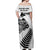 Papua New Guinea and New Zealand Off Shoulder Long Dress White Maori Polynesian LT13 - Polynesian Pride