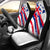 Hawaii Flag Polynesian White Car Seat Covers - Polynesian Pride