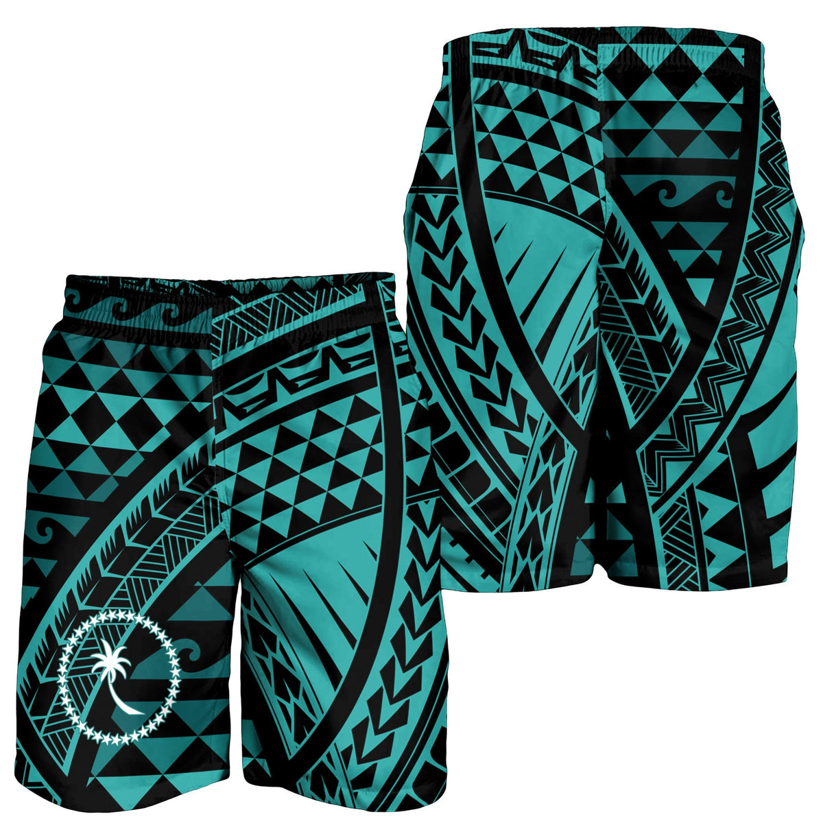 Chuuk Men's Short - Tribal Seamless Pattern - Polynesian Pride