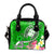 Fiji Shoulder Handbag - Turtle Plumeria (Green) - Polynesian Pride