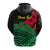 Custom Vanuatu Espiritu Santo Hoodie Kava With Hibiscus LT12 - Polynesian Pride