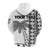 Custom Fiji Rugby Zip up Hoodie Coconut Tree With Tapa Pattern LT12 - Polynesian Pride