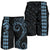 Hawaii Warrior Men's Shorts Aegean Blue Aegean Blue - Polynesian Pride