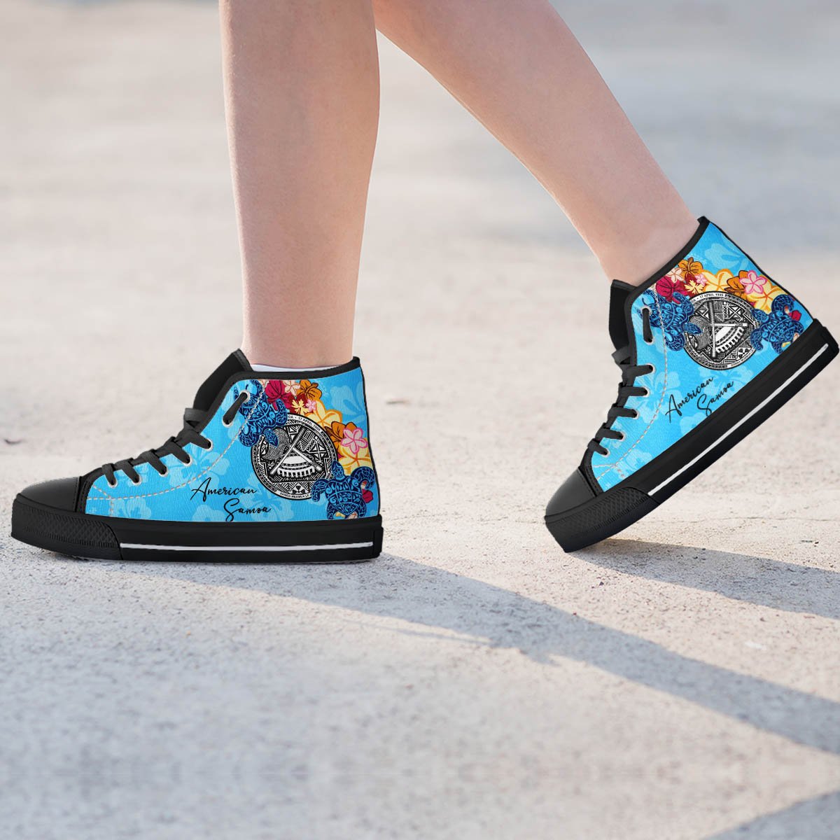 American Samoa High Top - Tropical Style - Polynesian Pride