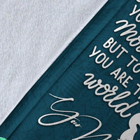 (Custom Personalised) Polynesian Mothers Day With Green Turtle Blanket - LT12 - Polynesian Pride