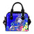 Fiji Shoulder Handbag - Turtle Plumeria (Blue) - Polynesian Pride