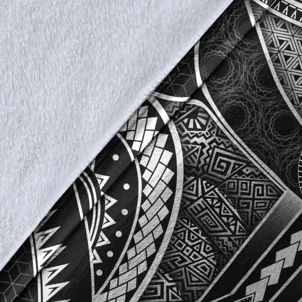 Polynesian FSM Premium Blanket - Poly Pattern With COA Federated States of Micronesia - Polynesian Pride