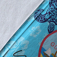Guam Custom Personalised Premium Blanket - Tropical Style - Polynesian Pride