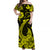 Hawaii Matching Polynesia Yellow Fish Hook Dress and Hawaiian Shirt LT13 - Polynesian Pride