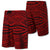 Hawaii Polynesian Tatau Board Shorts Red Men Red - Polynesian Pride