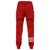 Hawaii Warrior Map Red Kakau Joggers - Polynesian Pride