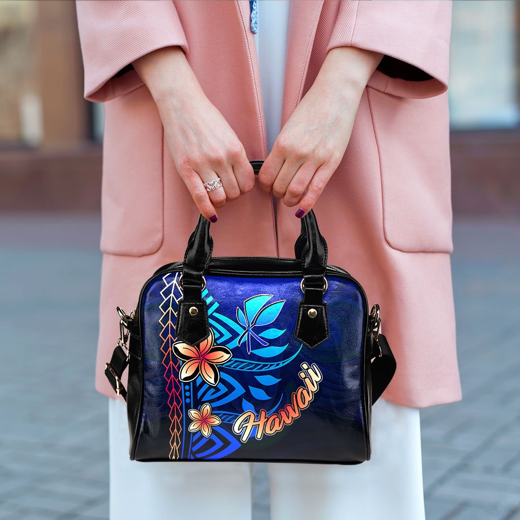 Hawaii Shoulder Handbag - Vintage Tribal Mountain - Polynesian Pride