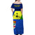 Malampa Fiji Day Off Shoulder Long Dress Vanuatu Proud LT13 - Polynesian Pride