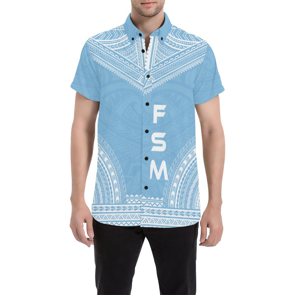 Federated States of Micronesia Polynesian Chief Shirt - Flag Version - Polynesian Pride