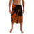 Hawaii Lavalava Polynesian Orange Ukulele Flowers LT13 Orange - Polynesian Pride