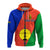 Custom New Caledonia Zip up Hoodie Flag Style LT12 - Polynesian Pride