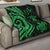 Kosrae Premium Quilt - Green Tentacle Turtle - Polynesian Pride