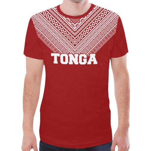 Tonga Athletic T Shirt A0 Unisex Red - Polynesian Pride
