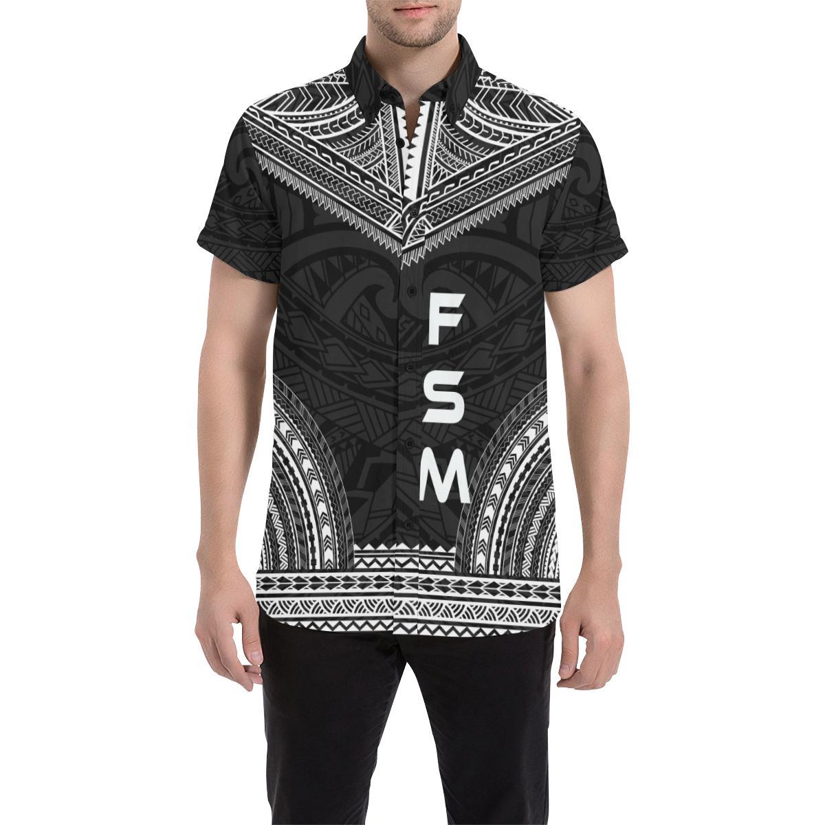 Federated States of Micronesia Polynesian Chief Shirt - Black Version - Polynesian Pride