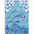 Hawaii Dolphin Couple Valentine's Hibiscus Area Rug - Tender Style - AH Blue - Polynesian Pride