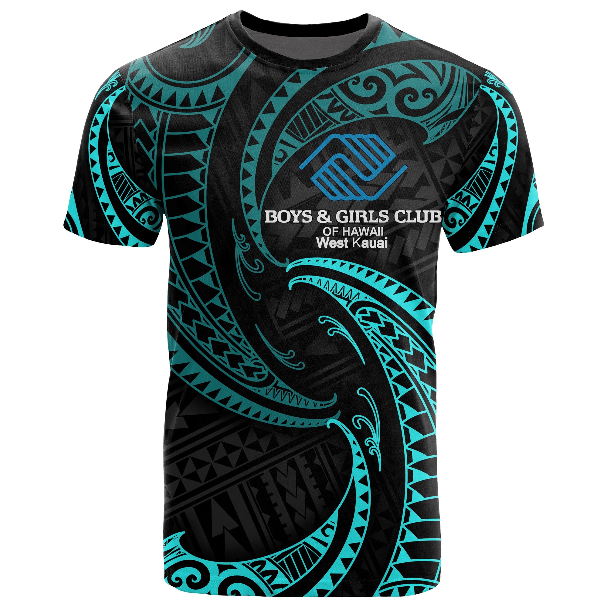 Polynesian Hawaii T Shirt Boys & Girls Clubs Of Hawaii West Kauai Unisex Black - Polynesian Pride