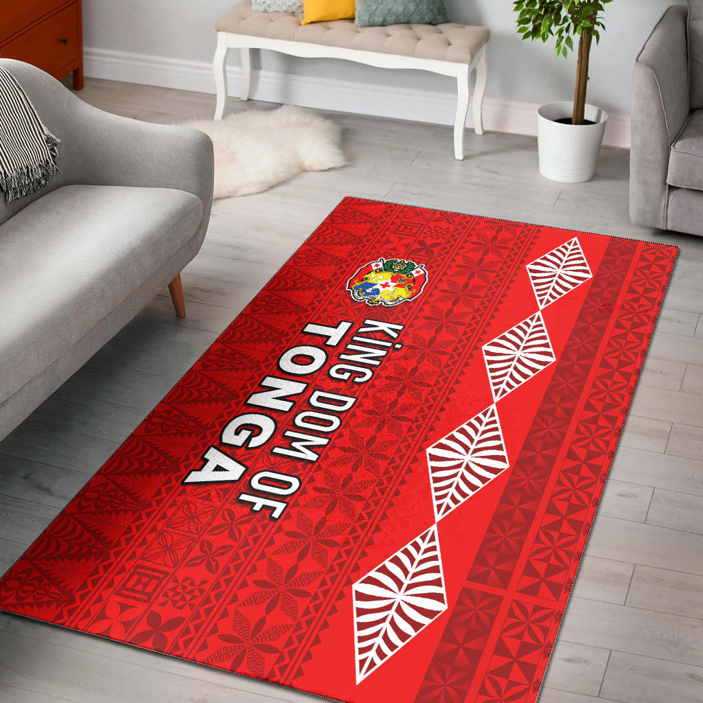 Kingdom of Tonga Area Rug 2021 Tonga National Day LT13 Rug Red - Polynesian Pride