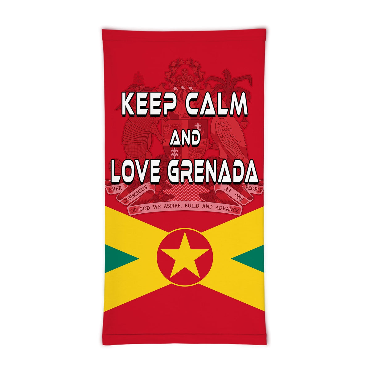 Grenada Bandana Keep Calm and Love Grenada LT13 - Polynesian Pride