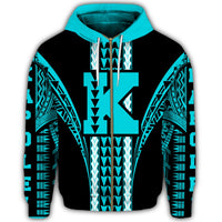 Hawaii Hoodie Kapolei High Football Jersey Hoodie Zip - Polynesian Pride
