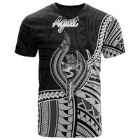 Guam T Shirt Agat Polynesian Patterns Unisex Black - Polynesian Pride