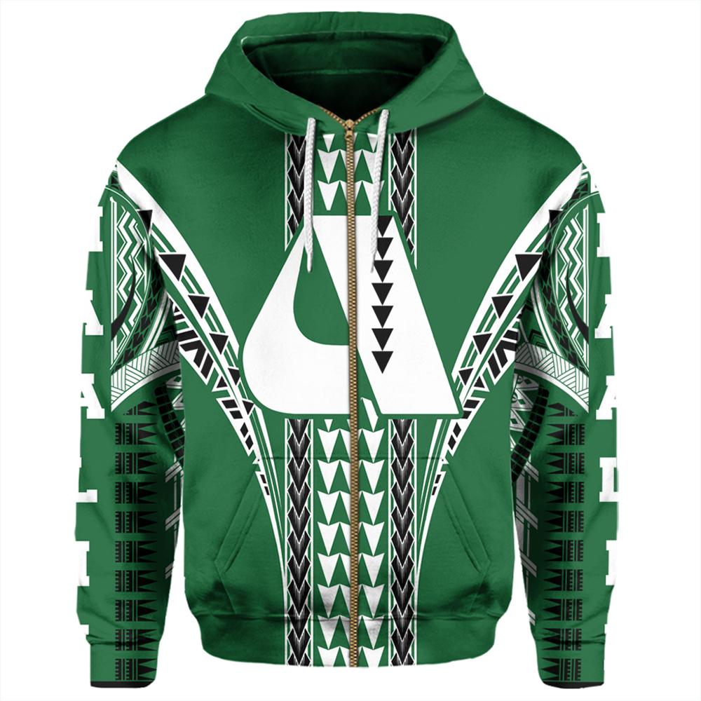Hawaii Hoodie Aiea High Zip Hoodie - Polynesian Pride