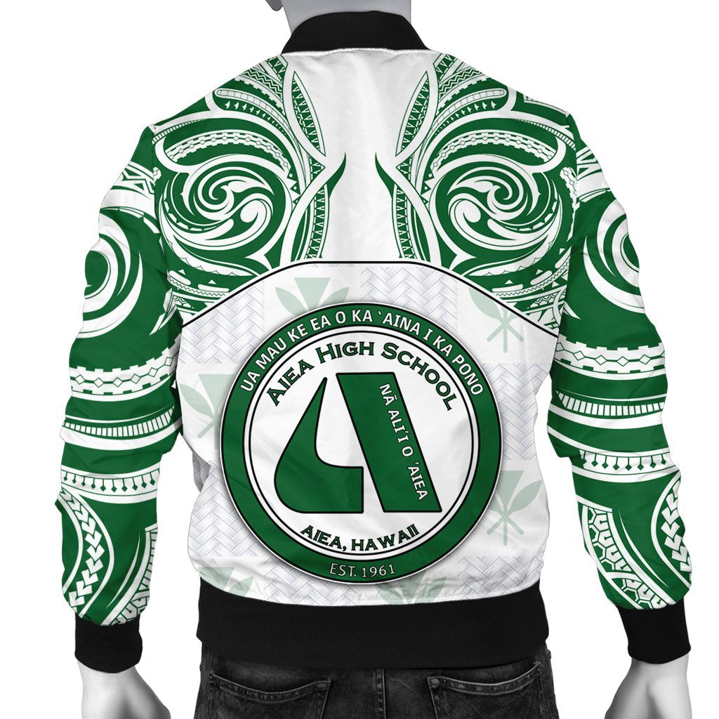 hawaiiMen's Bomber Jacket - Kanaka Aiea High School Men's Bomber Jacket Demodern Style AH - Polynesian Pride