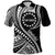 Custom Aitutaki Cook Islands Polo Shirt Black Polynesian Wave Style LT9 Adult Black - Polynesian Pride