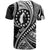 Custom Aitutaki Cook Islands T Shirt Black Polynesian Wave Style LT9 - Polynesian Pride