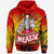 Alofall Meaese Hoodie Unisex Yellow nd Red - Polynesian Pride