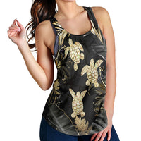 Hawaiian - Golden Tropical Turtle Racerback Tank AH - Polynesian Pride